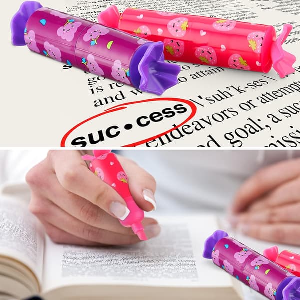 24 st Mini Highlighter Candy Pastel Highlighter för Barn Student 6