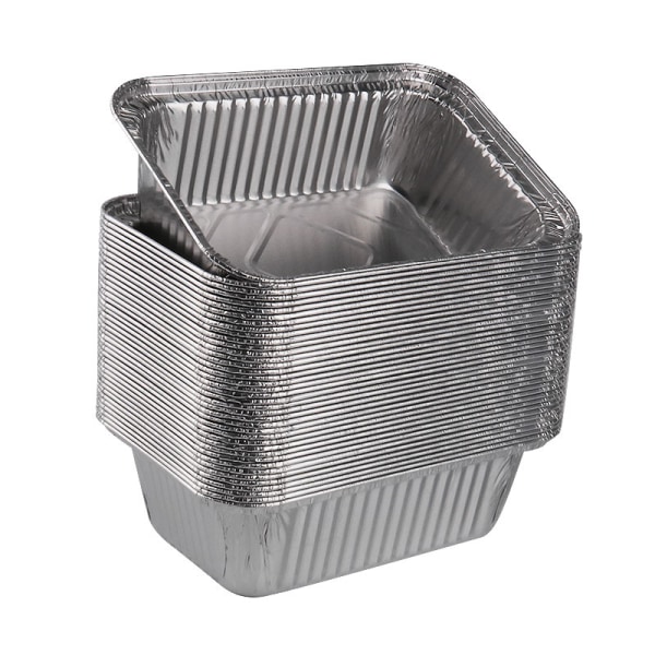 Engångs-aluminium för avhämtning Plåtfolie Bakformar Bakform - Kökskärl