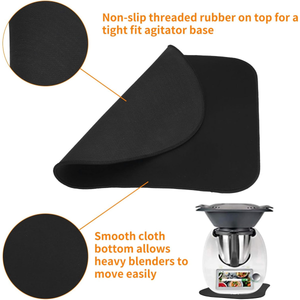 Kökets glidmatta, köksbänkskivans apparatskjutmattor Mixer Mover för Thermomix TM6 TM5 kaffebryggare blenders brödrostar Air Fryer