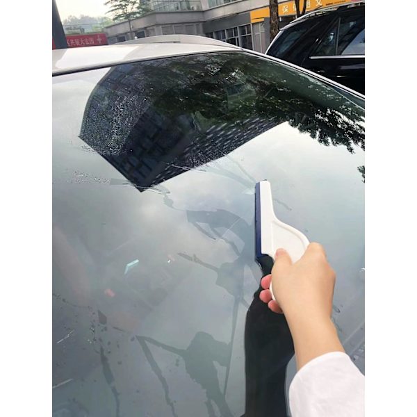 Bilskrape med vannsoft silikonskrape Auto Squeegee med håndtak Bil