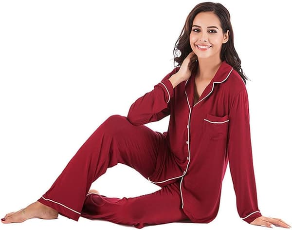 Damer Pyjamas Modal Sæt Dame Pyjamas Langærmet Sæt S Og Sommer
