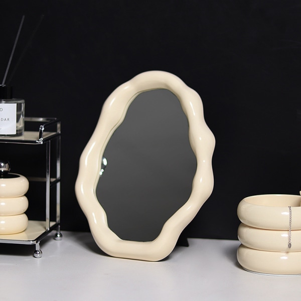 Nordic Desktop Makeup Mirrors Cloud Shaped Mirrors Bedroom Desktop Mak