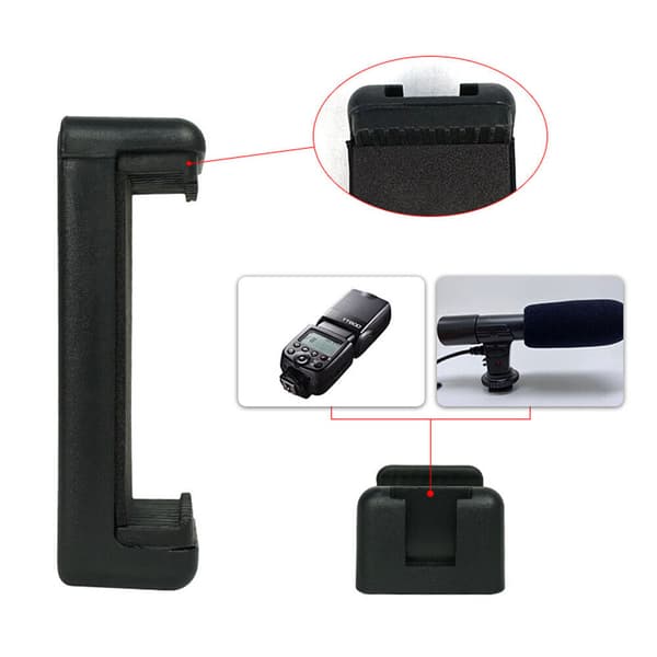 3 stk. 1/4 Interface Mobiltelefon Clip Selfie Stick E Clip Beslag Montering