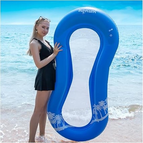 Oppustelig pool float til voksne, poolmadras, flydende pool