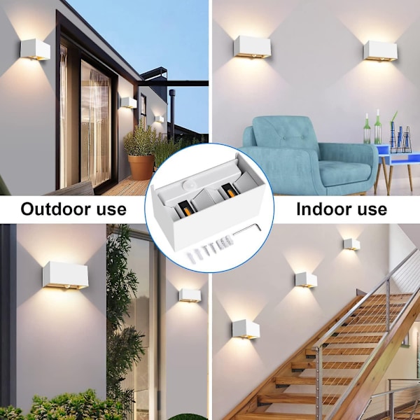24w ulkoseinän LED-induktiovalaisin liiketunnistimella sisäseinävalaisin