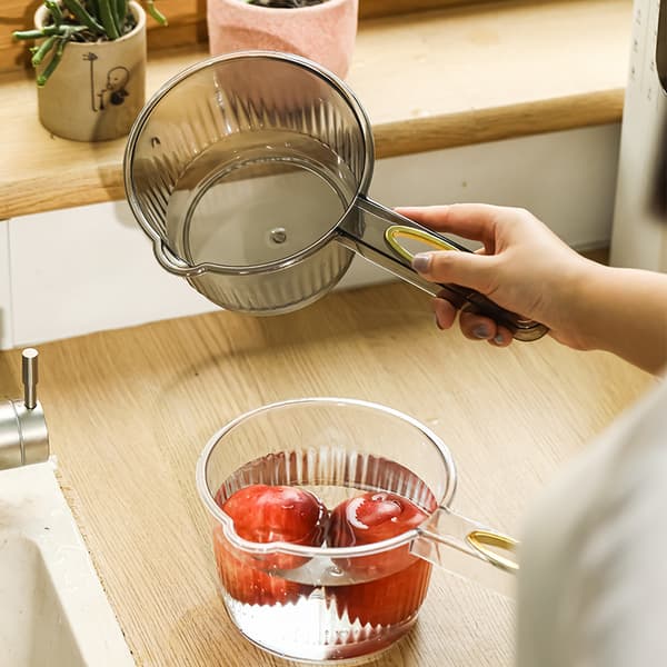 Vandøser Bruser Spand Portion Øse Rustfrit Stål Ske Dipper L