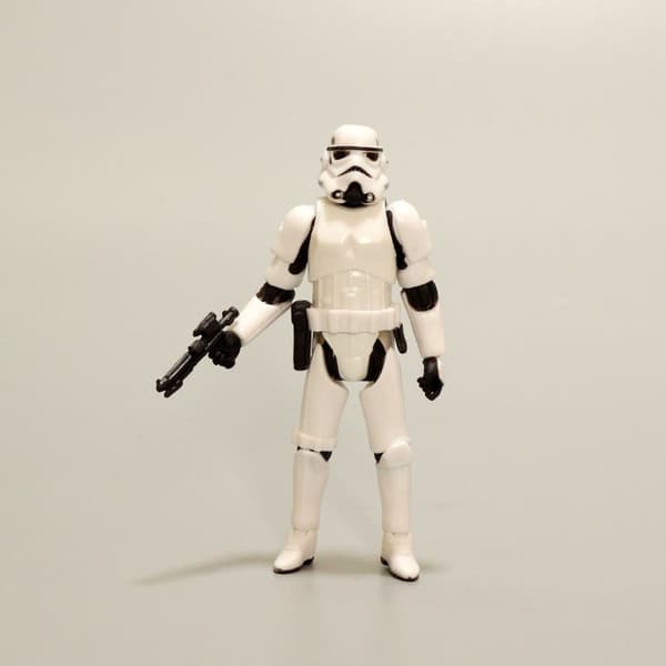 Star Wars Darth Vader Vit Samurai Clone Trooper 3,75 tum Rörlig