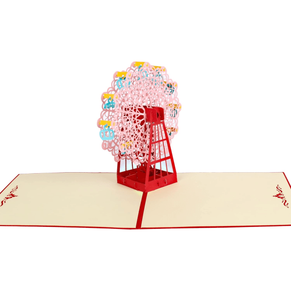 Pop Up -syntymäpäiväkortit, 3D-paperisyntymäpäiväkortit, joissa on litteä näyttöwidgetti, onnittelukortit kirjekuorilla ystävänpäivään, syksyyn, jouluun, kiitospäivään