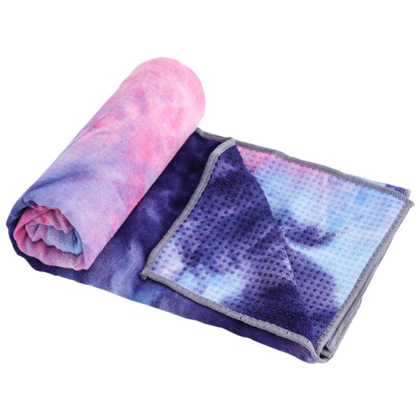 Yogahandduk, Hot Yoga Mat Handduk med Grip Dots Svettabsorberande Non-Slip