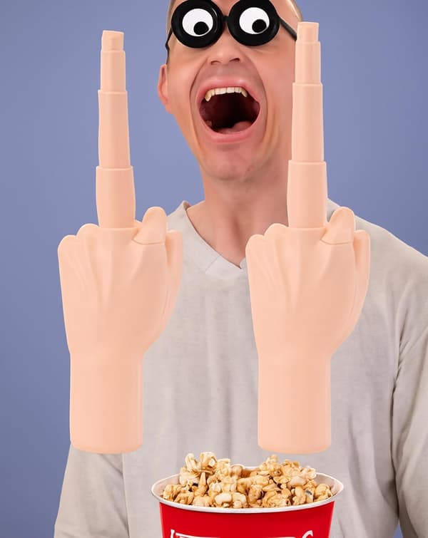 Hopfällbart långfinger, utfällbart långfinger, utdragbart långfinger