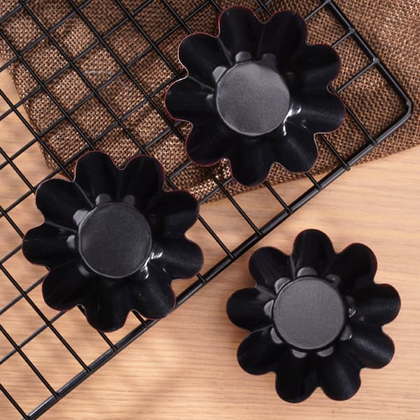 10-pack tårtformar, minikarbonstålsformar för kakor och muffins