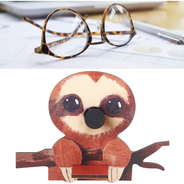 Glasögonhållare Djurglasögonbåge Hund Glasögonhållare i trä Displ