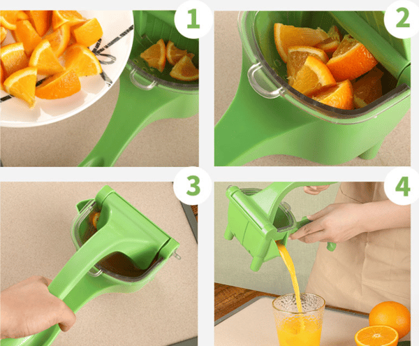 Manuel juicer, lille juicer, multifunktionel juicer, køkken tilbehør