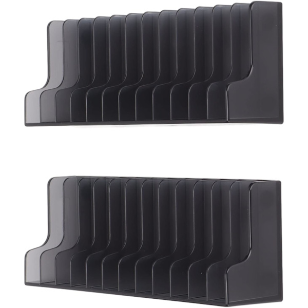 2 stk. CD-disk kortholder til Switch, spil CD-kort opbevaringsstativ spil disk display boks beslag opbevaringsstativ til Switch, 24 CD