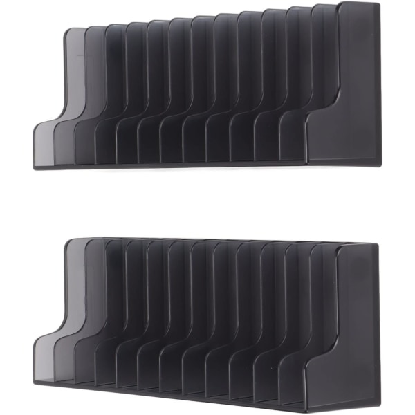 2 stk CD-disker kortholder for Switch, spillholder for spillkort, spilldisk, spilldiskholder, spillstativ, oppbevaringsstativ for Switch, 24 CD