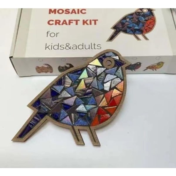 DIY Mosaic Craft Kit til børn og voksne, Creativity Bright Wood Family