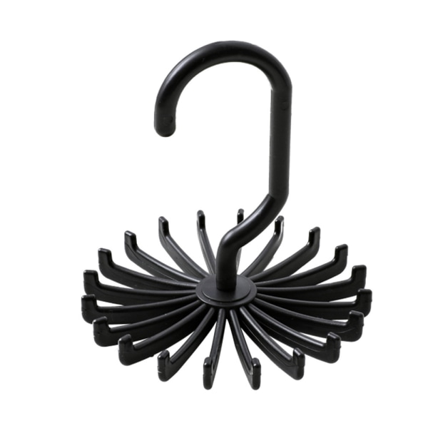 Roterbar slipsholder krok for skaporganisator oppbevaring, flerbruks justerbar organisator slipsholder henger