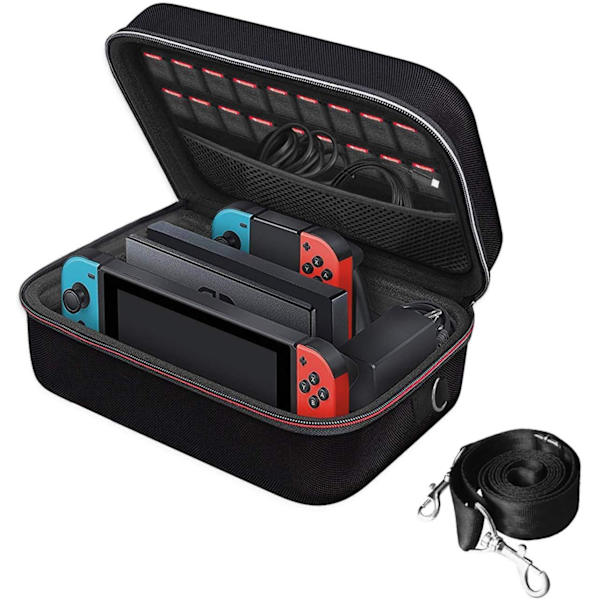 Etui til Nintendo Switch, fuld sæt tilbehør, hos