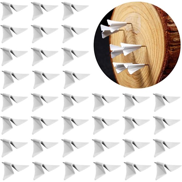 24 stk. flymaskiner trykknapper bulk flymaskiner stifter kart kubikknapper kreativ