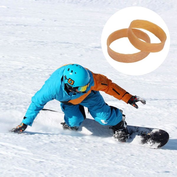20 stk Bremseholdere Gummi Ski Bremsebånd Snowboardholdere fo