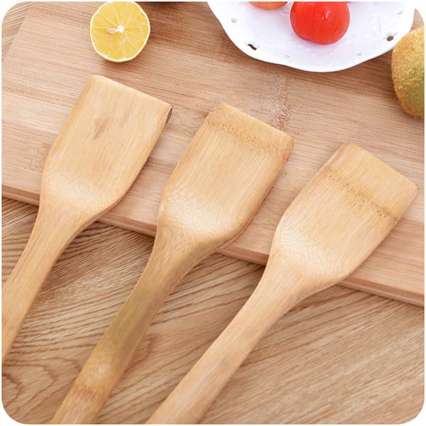 Bambu 12-tuumainen lasta, litteä kahva 30*6CM puunväri