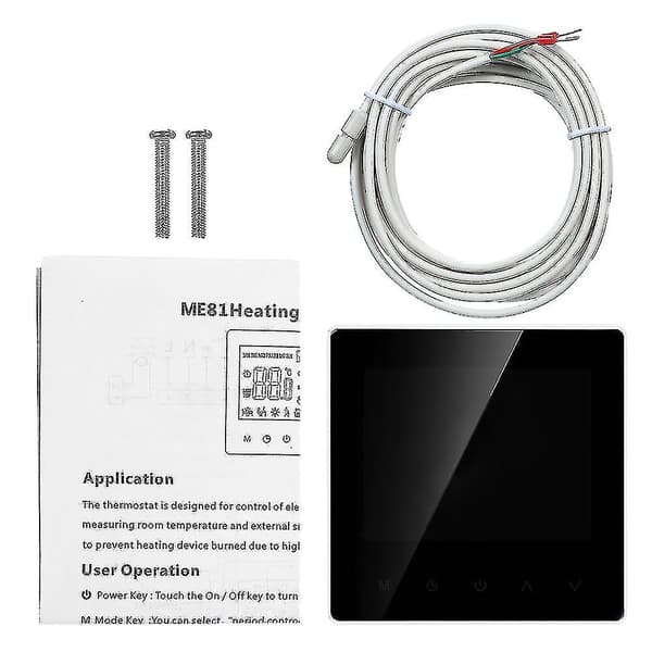 Wi-Fi intelligent termostat programmerbar elektrisk golvvärme