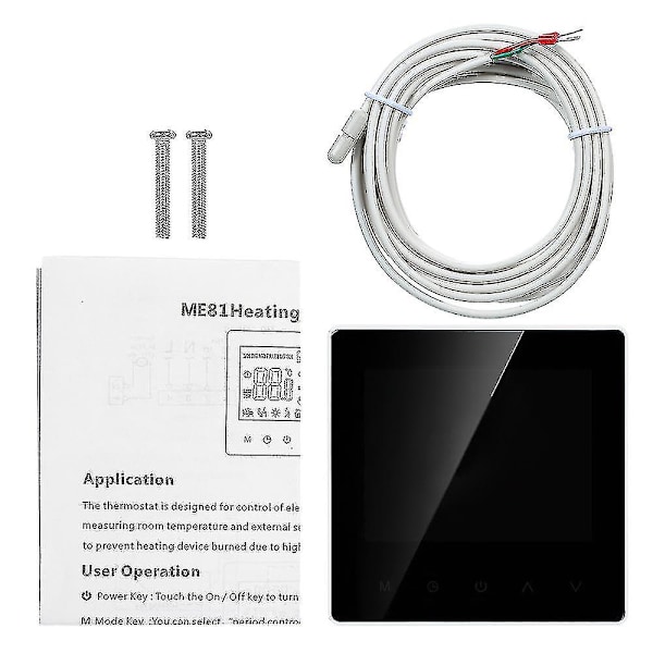 Wi-Fi intelligent termostat programmerbar elektrisk gulv