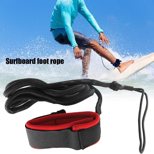 Surfebrett Leash, PVC Surfebrett Leash Fotrep Sikkerhetsrep Ankelstropp