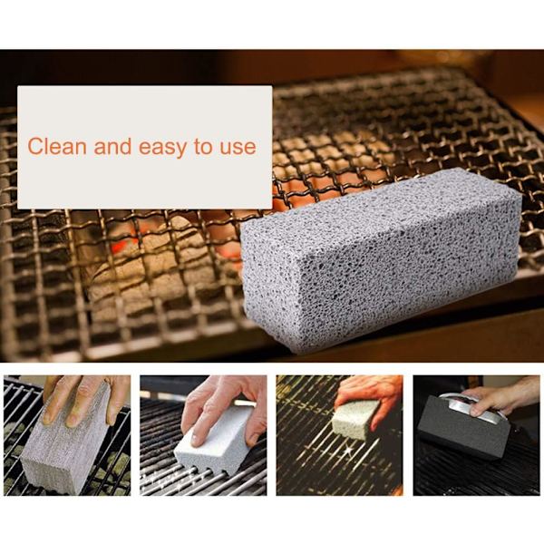 Pumice Stone Cleaning Stone, Heavy Duty Grill Stone Cleaner, Ecologica