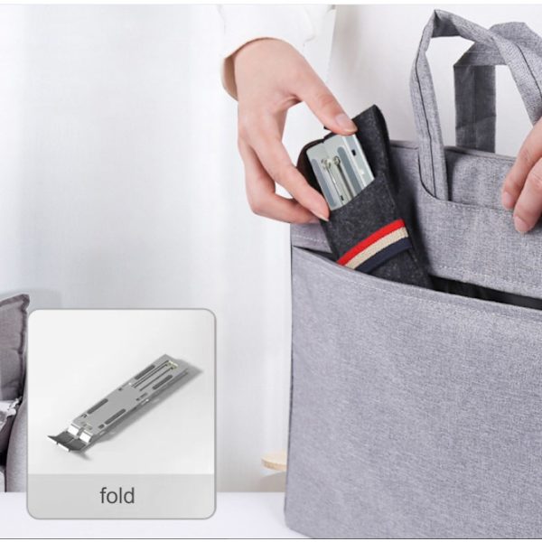 Foldbar og justerbar bærbar computer stand 27.5*6*3CM