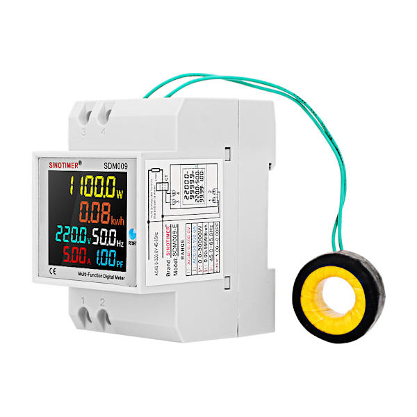 Energimåler Tester 100a Ampermeter Effekt Voltmeter Amperemåler Spænding Amp