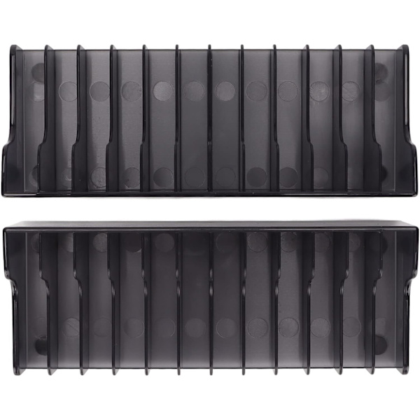 2 stk. CD-disk kortholder til Switch, spil CD-kort opbevaringsstativ spil disk display boks beslag opbevaringsstativ til Switch, 24 CD