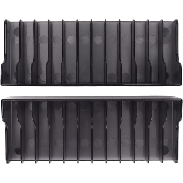 2 stk CD-disker kortholder for Switch, spillholder for spillkort, spilldisk, spilldiskholder, spillstativ, oppbevaringsstativ for Switch, 24 CD