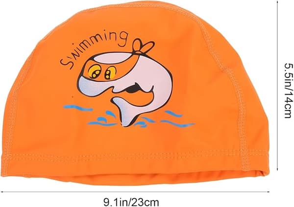Svømmehette Tilbehør Barn Jente Pu 23X14X0.5CM Oransje