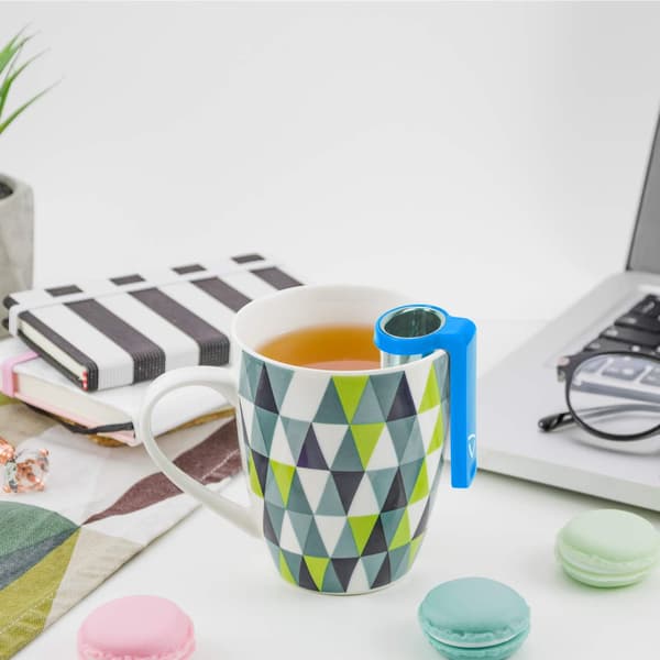 Teinfuser i rustfritt stål med håndtak Te-sil Tepose i