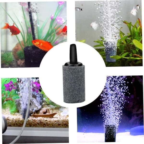 Akvarium Luftsten 2,5cm Cylinder Bubbel Diffuser - Enhet för Nano Luftpumpar, Små Hinkar, Utomhus Trädgård DWC Akvarier och Tankar - 10-pack