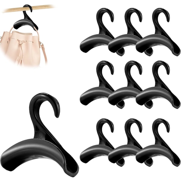 Handväskkrokar, Handväskhängare, Utrymmesbesparande, Stabila, Tillbehör, Designerväskor, 10 stycken