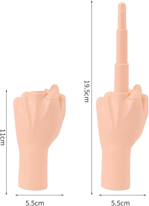 Hopfällbart långfinger, utfällbart långfinger, utdragbart långfinger