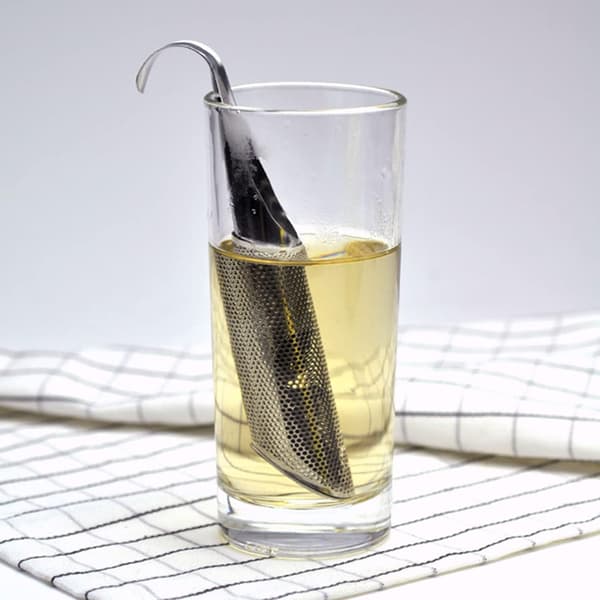 1 stk. teinfuser i stål, tesi, teinfuser i rustfrit stål