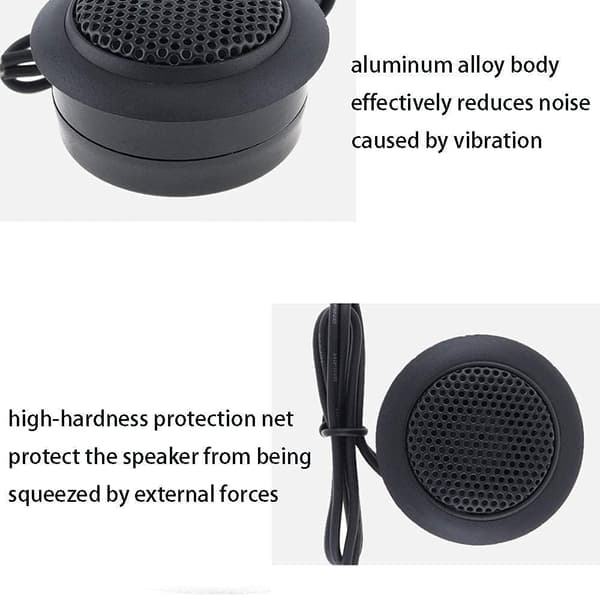 Bilstereo-högtalare, ddt-s30 diskant, 320 W maximal effekt Elite nd aluminiumdome-diskant