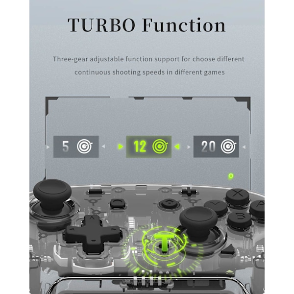 Switch Controller, Pro Controller til Switch/Switch Lite/Switch OLED,