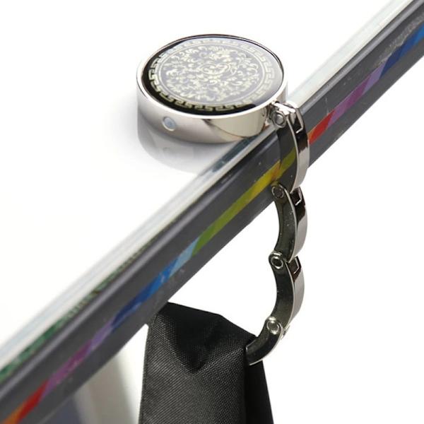 Handväska krok - Fällbar metallväska rack - Bordväska rack 2-pack