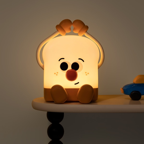 Ny toastlampe, klovn-stil rød næse, justerbar længde af hænder og f