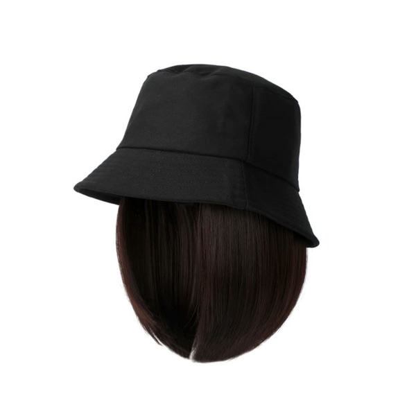 Hat with Extension Cap Wig Removable Hair Extension Wig for Women Girl