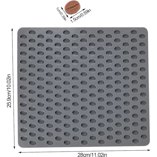 Kaffebönor Silikonform, Mini Kaffebönor Chokladform, 202 Cavit