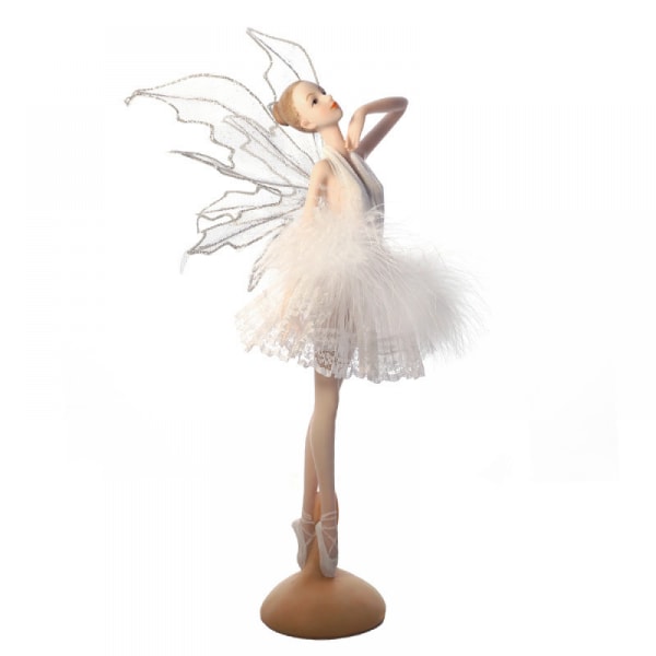 Resin Balletdanser Figur Kreativ Angel Fairy Statuetter Model Moder