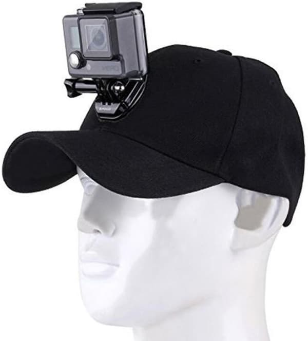 Baseball Hat, Solhat med Quick Release Buckle Mount til GoPro Hero 6