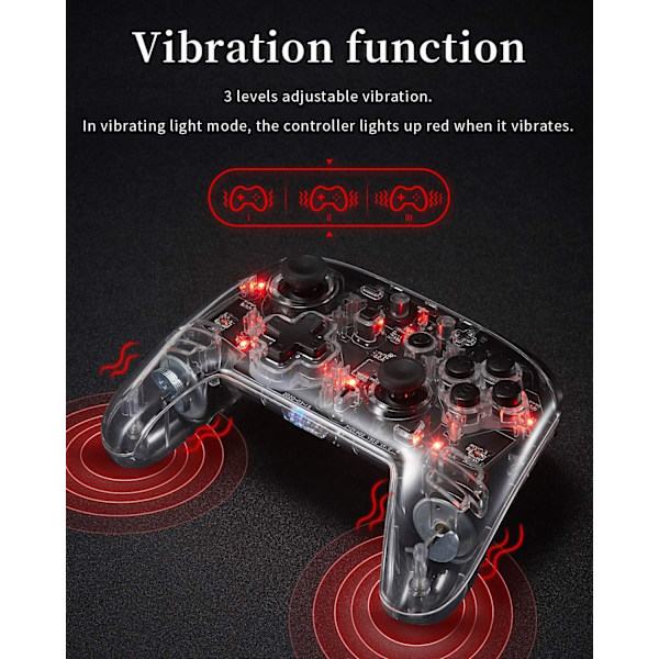 Switch Controller, Pro Controller til Switch/Switch Lite/Switch OLED,