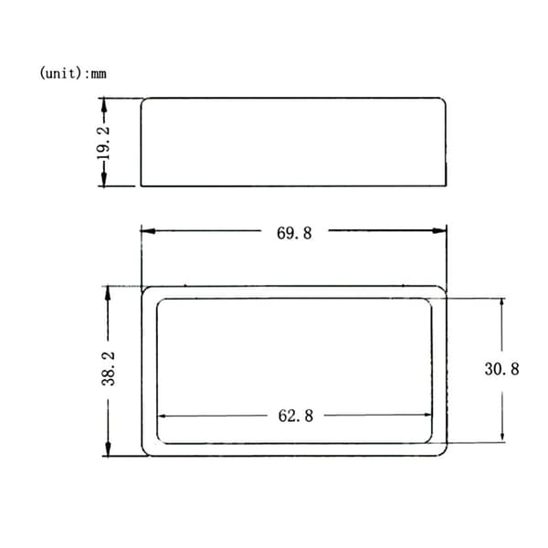 2 stk. kobberramme til humbucker-pickup til elguitar
