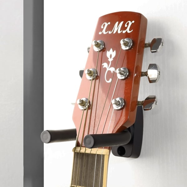 6 stk. svart gitarveggstativ, gitarholder gitarveggfester, gitar
